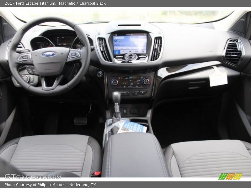 Magnetic / Charcoal Black 2017 Ford Escape Titanium