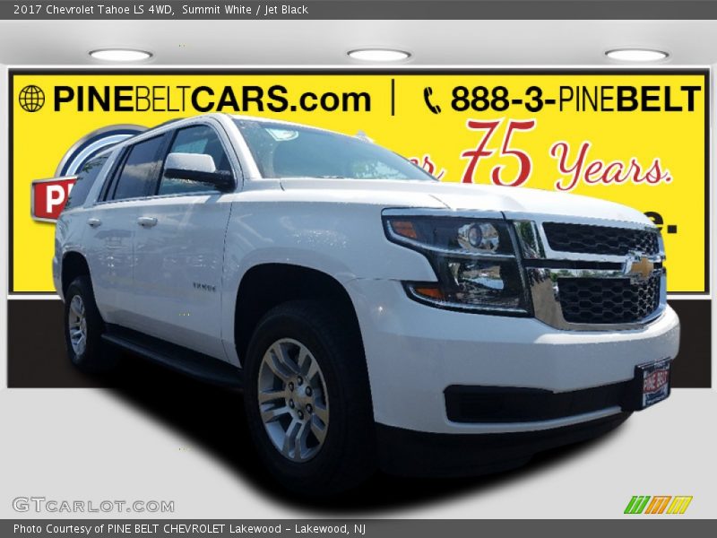 Summit White / Jet Black 2017 Chevrolet Tahoe LS 4WD