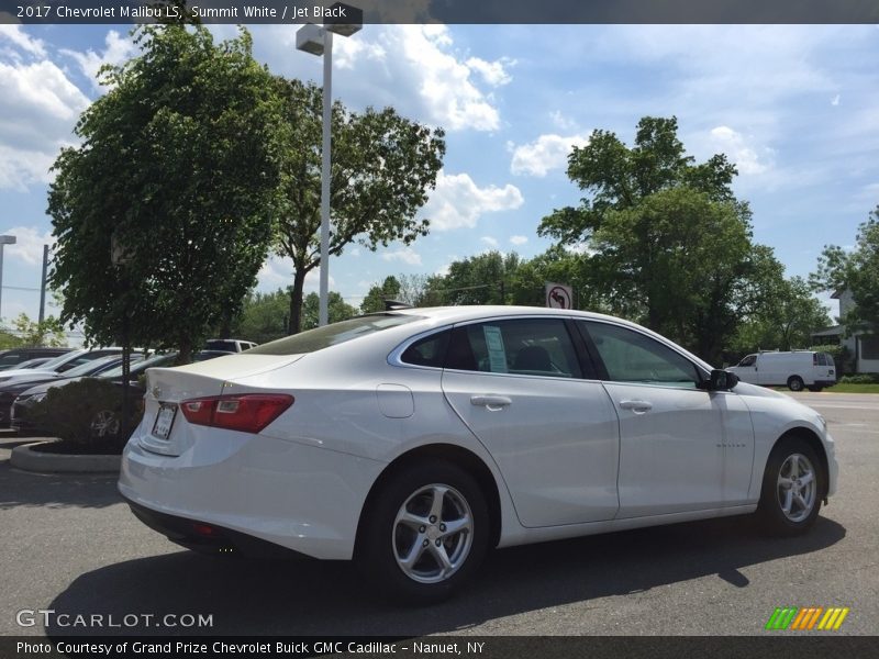Summit White / Jet Black 2017 Chevrolet Malibu LS