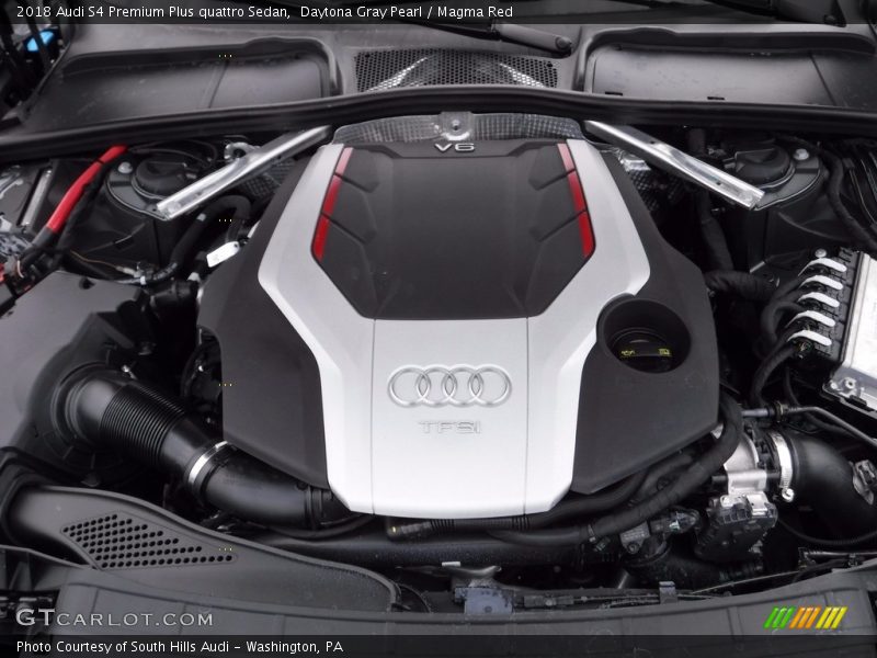  2018 S4 Premium Plus quattro Sedan Engine - 3.0 Liter Turbocharged TFSI DOHC 24-Valve VVT V6