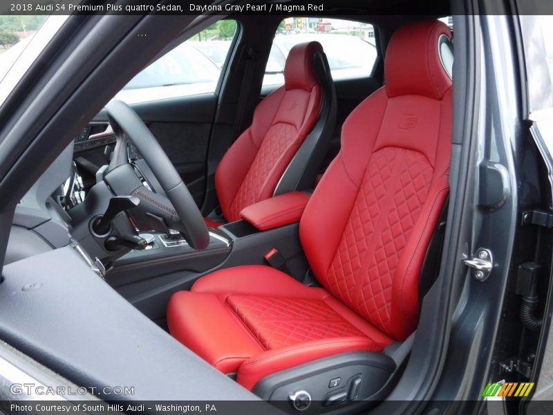  2018 S4 Premium Plus quattro Sedan Magma Red Interior