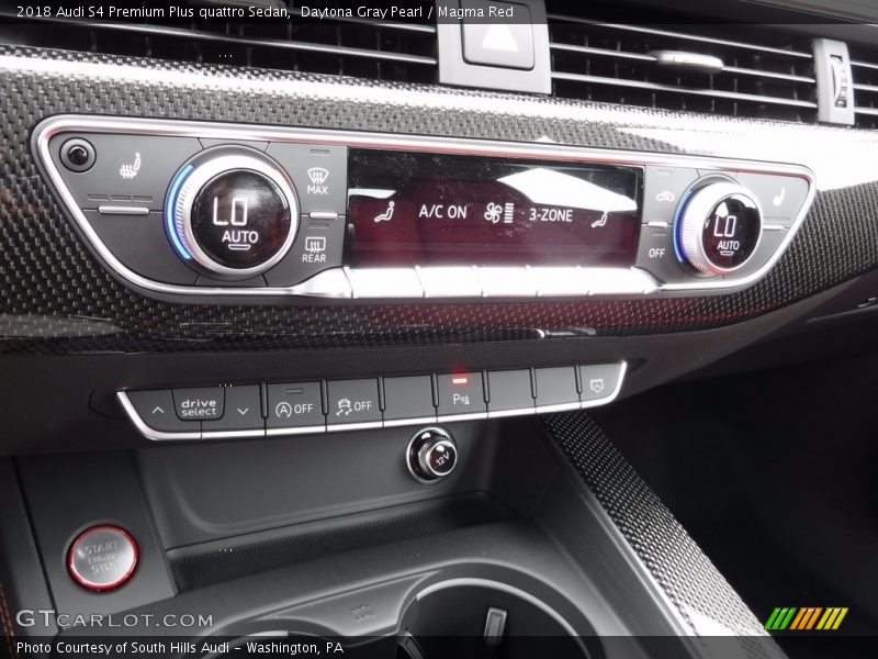 Controls of 2018 S4 Premium Plus quattro Sedan