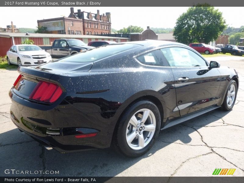 Shadow Black / Ebony 2017 Ford Mustang V6 Coupe