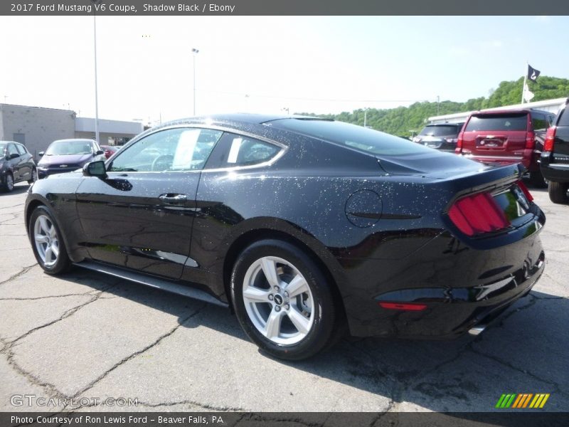 Shadow Black / Ebony 2017 Ford Mustang V6 Coupe