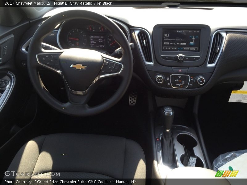 Nightfall Gray Metallic / Jet Black 2017 Chevrolet Malibu LS