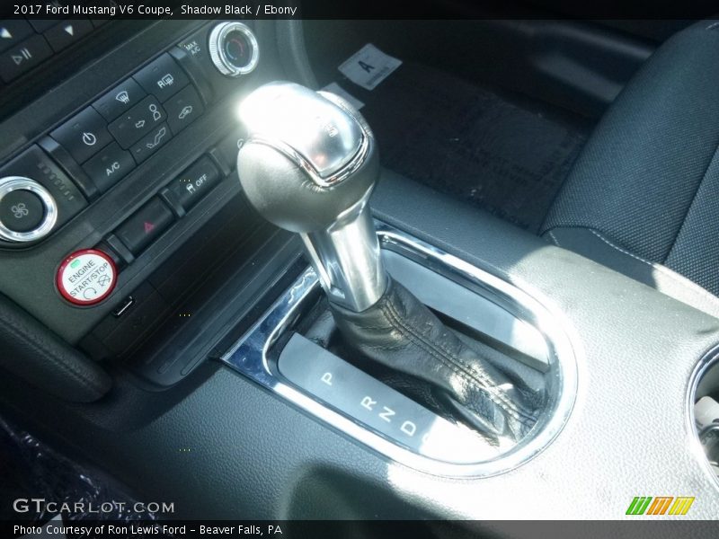 Shadow Black / Ebony 2017 Ford Mustang V6 Coupe