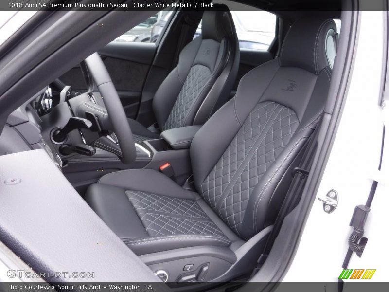 Front Seat of 2018 S4 Premium Plus quattro Sedan