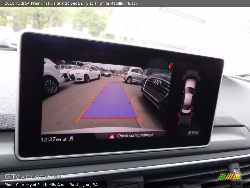 Glacier White Metallic / Black 2018 Audi S4 Premium Plus quattro Sedan