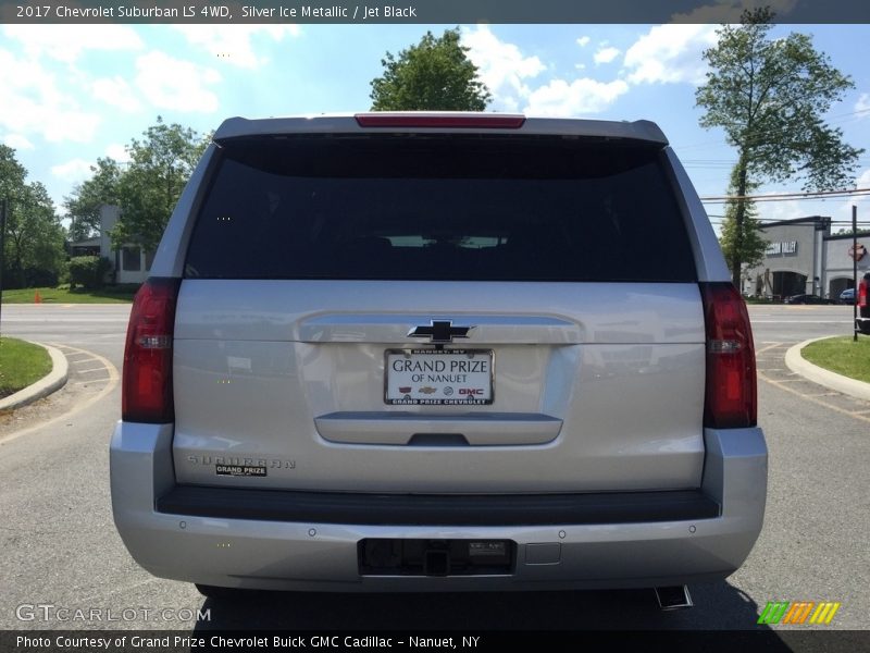 Silver Ice Metallic / Jet Black 2017 Chevrolet Suburban LS 4WD
