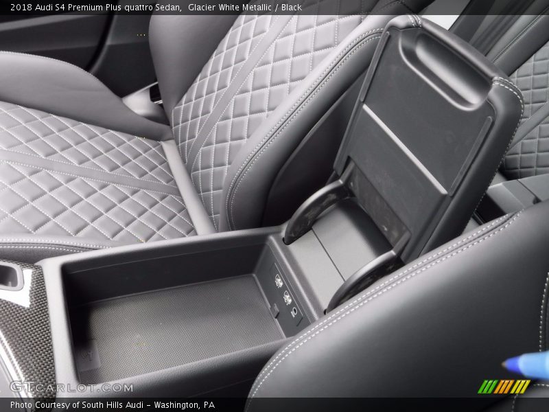 Glacier White Metallic / Black 2018 Audi S4 Premium Plus quattro Sedan