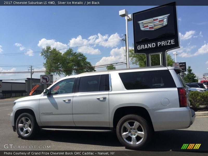 Silver Ice Metallic / Jet Black 2017 Chevrolet Suburban LS 4WD