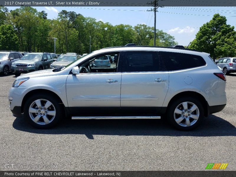 Silver Ice Metallic / Ebony 2017 Chevrolet Traverse LT