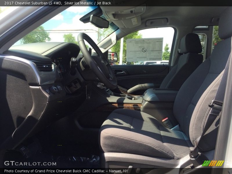 Silver Ice Metallic / Jet Black 2017 Chevrolet Suburban LS 4WD