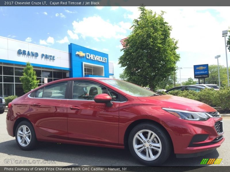 Cajun Red Tintcoat / Jet Black 2017 Chevrolet Cruze LT