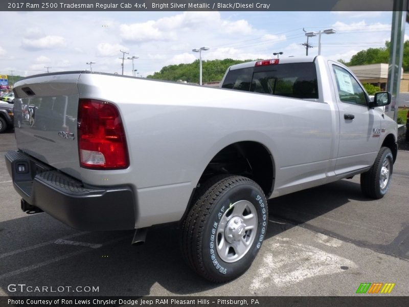 Bright Silver Metallic / Black/Diesel Gray 2017 Ram 2500 Tradesman Regular Cab 4x4