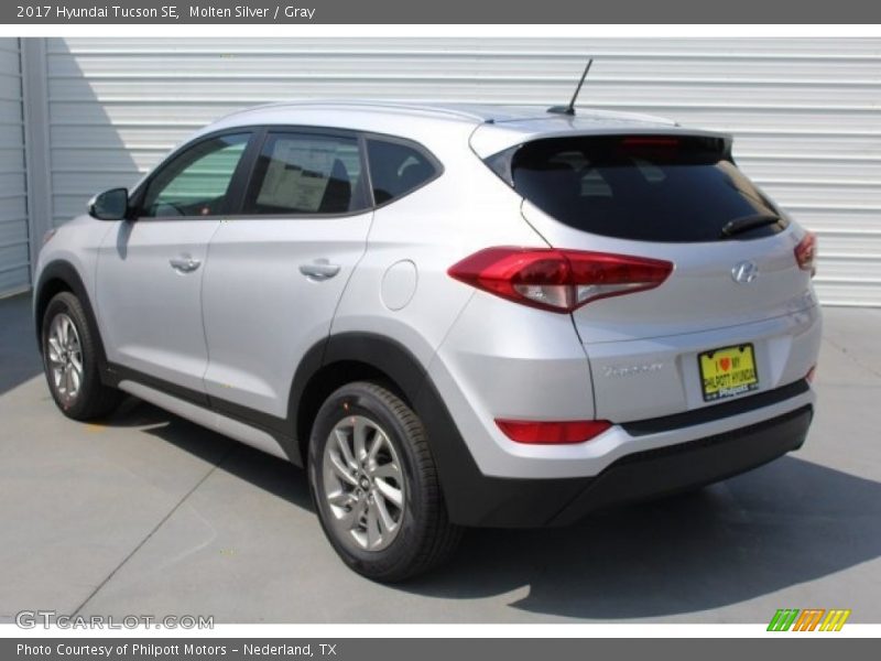Molten Silver / Gray 2017 Hyundai Tucson SE