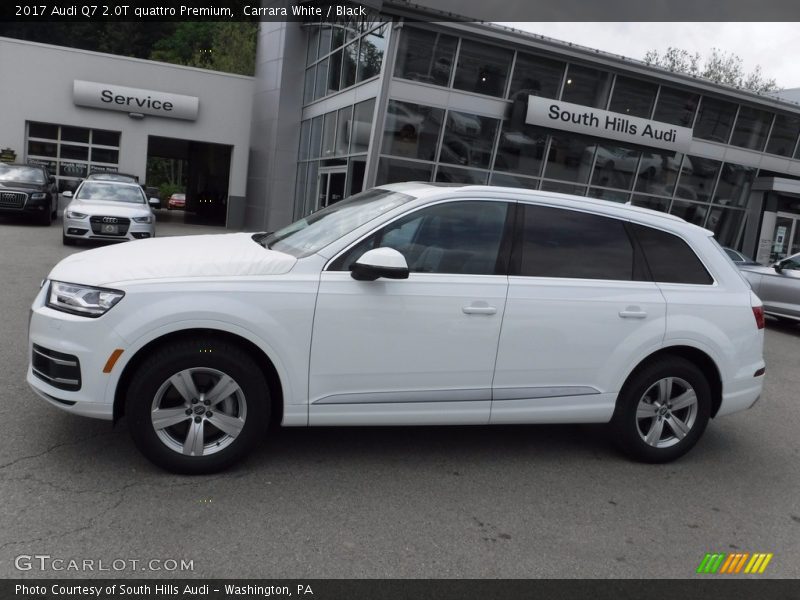 Carrara White / Black 2017 Audi Q7 2.0T quattro Premium