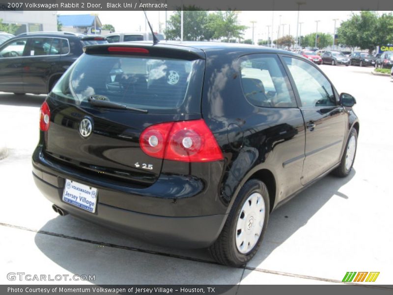 Black Uni / Anthracite 2007 Volkswagen Rabbit 2 Door