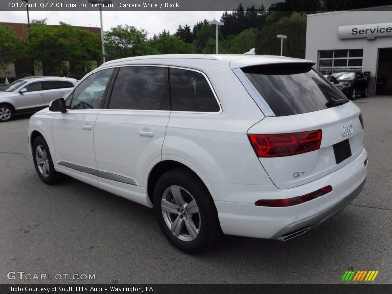 Carrara White / Black 2017 Audi Q7 2.0T quattro Premium