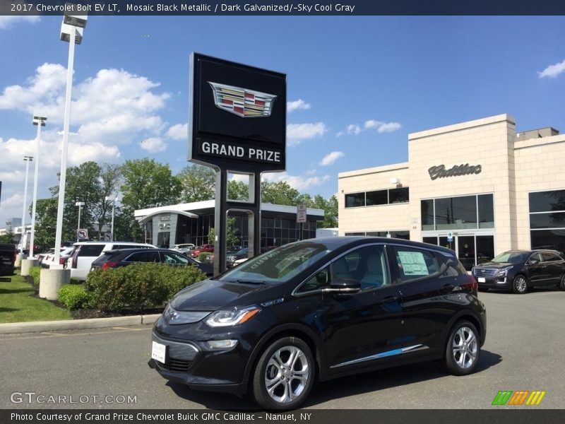 Mosaic Black Metallic / Dark Galvanized/­Sky Cool Gray 2017 Chevrolet Bolt EV LT