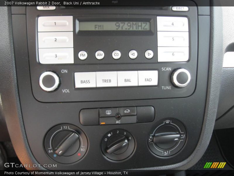 Black Uni / Anthracite 2007 Volkswagen Rabbit 2 Door