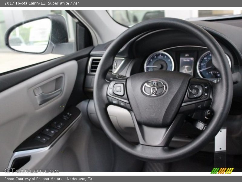 Super White / Ash 2017 Toyota Camry LE