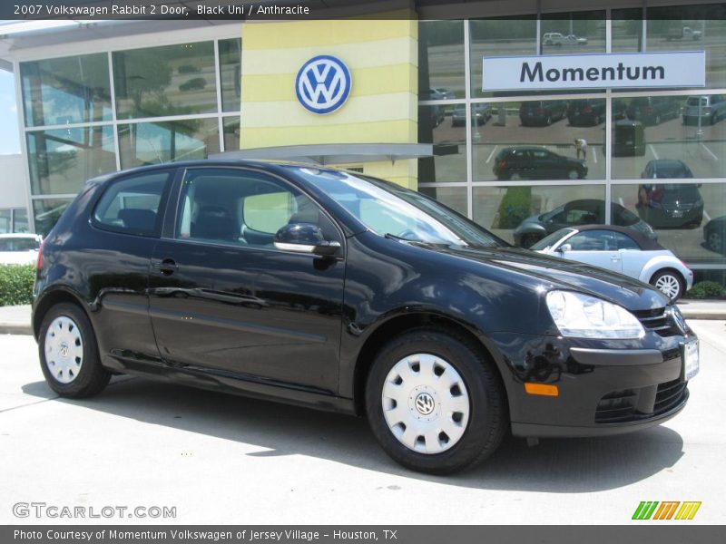 Black Uni / Anthracite 2007 Volkswagen Rabbit 2 Door