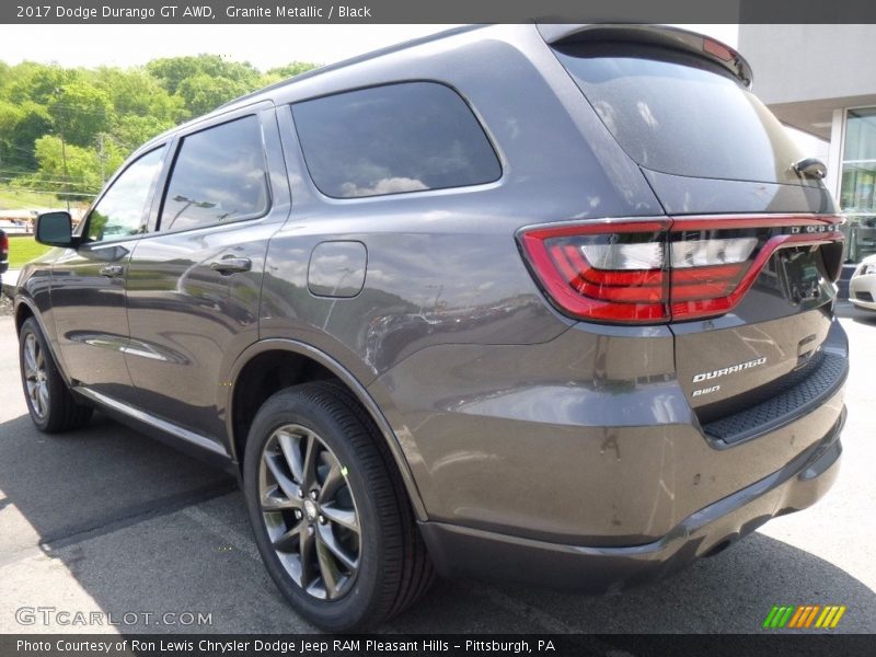 Granite Metallic / Black 2017 Dodge Durango GT AWD
