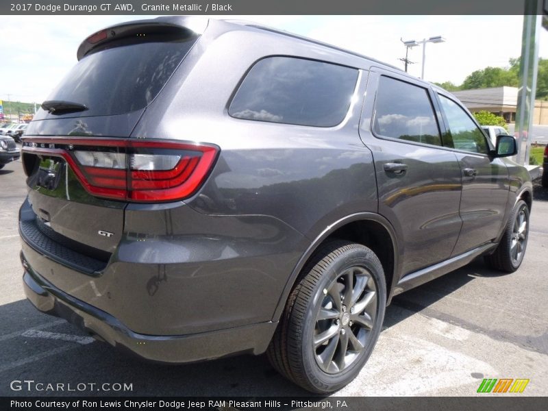 Granite Metallic / Black 2017 Dodge Durango GT AWD