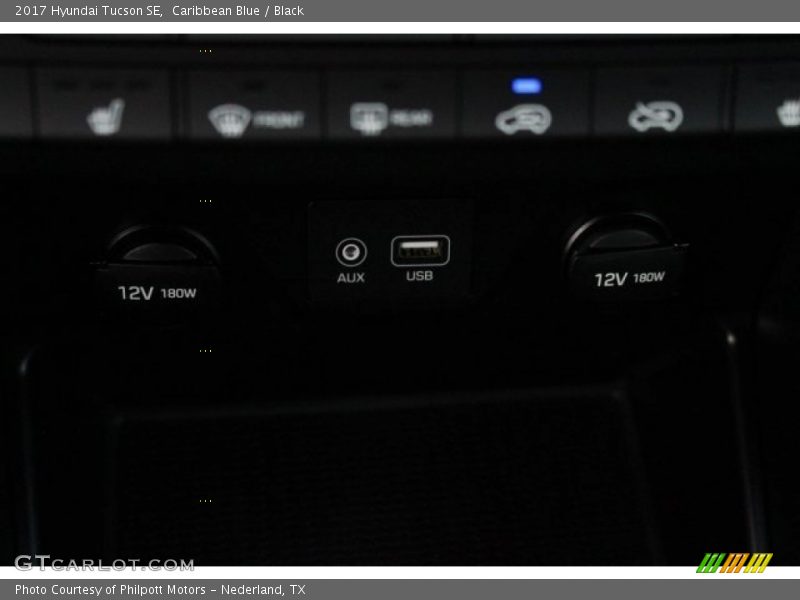 Caribbean Blue / Black 2017 Hyundai Tucson SE