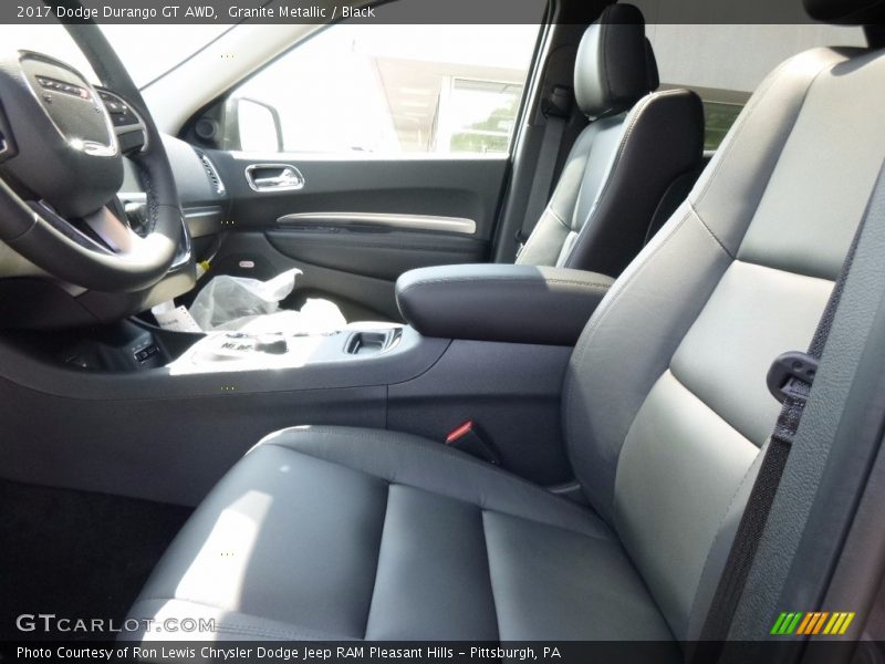 Granite Metallic / Black 2017 Dodge Durango GT AWD