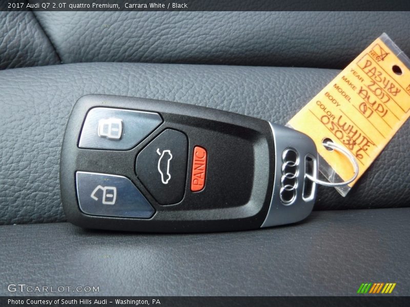 Carrara White / Black 2017 Audi Q7 2.0T quattro Premium