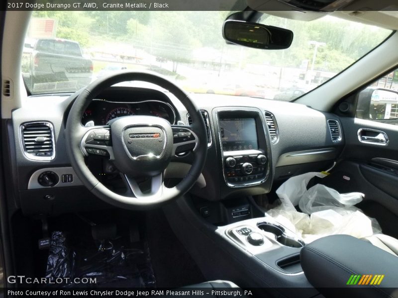 Granite Metallic / Black 2017 Dodge Durango GT AWD