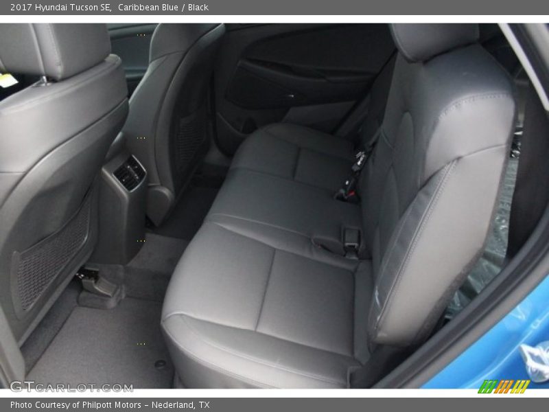 Caribbean Blue / Black 2017 Hyundai Tucson SE