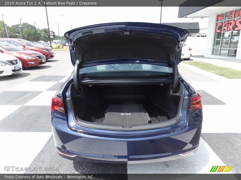 Fathom Blue Pearl / Graystone 2016 Acura TLX 2.4