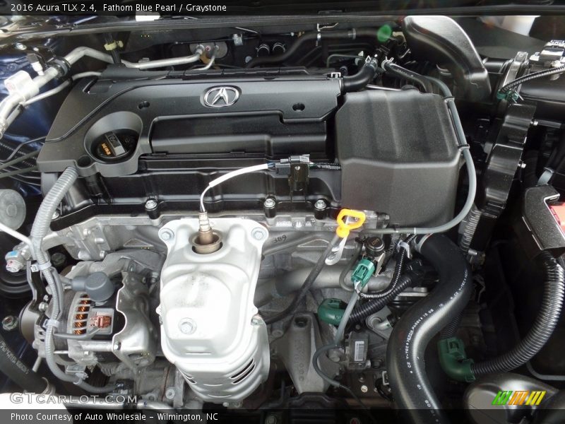 Fathom Blue Pearl / Graystone 2016 Acura TLX 2.4