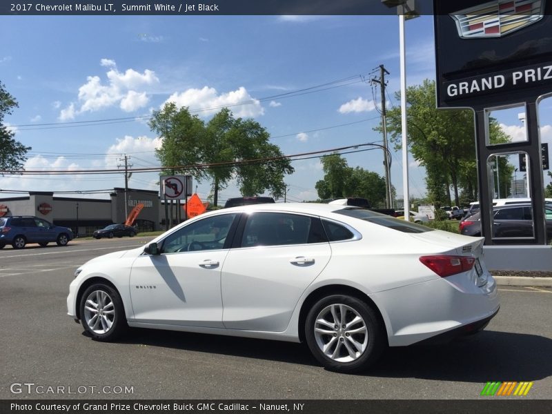 Summit White / Jet Black 2017 Chevrolet Malibu LT