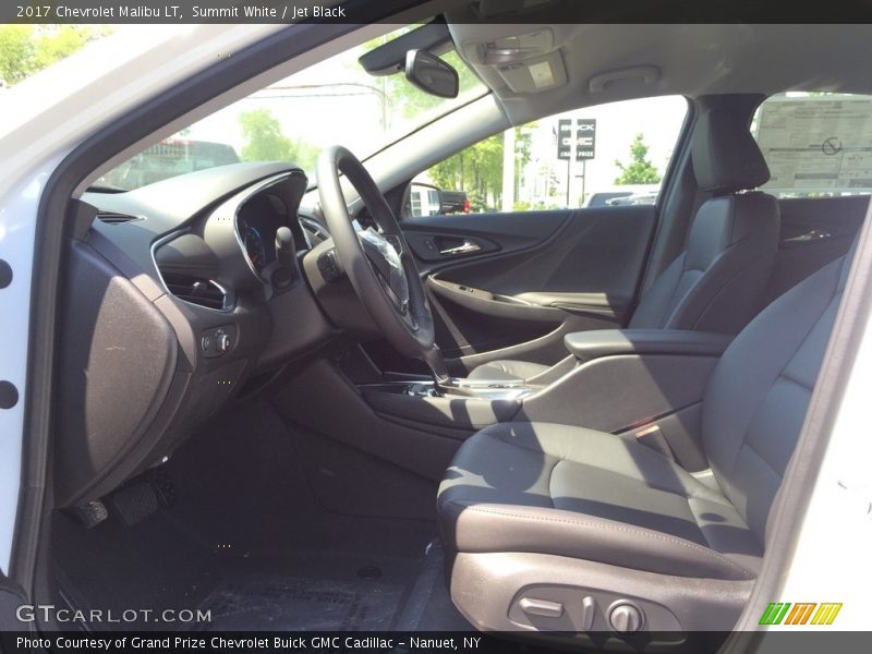 Summit White / Jet Black 2017 Chevrolet Malibu LT