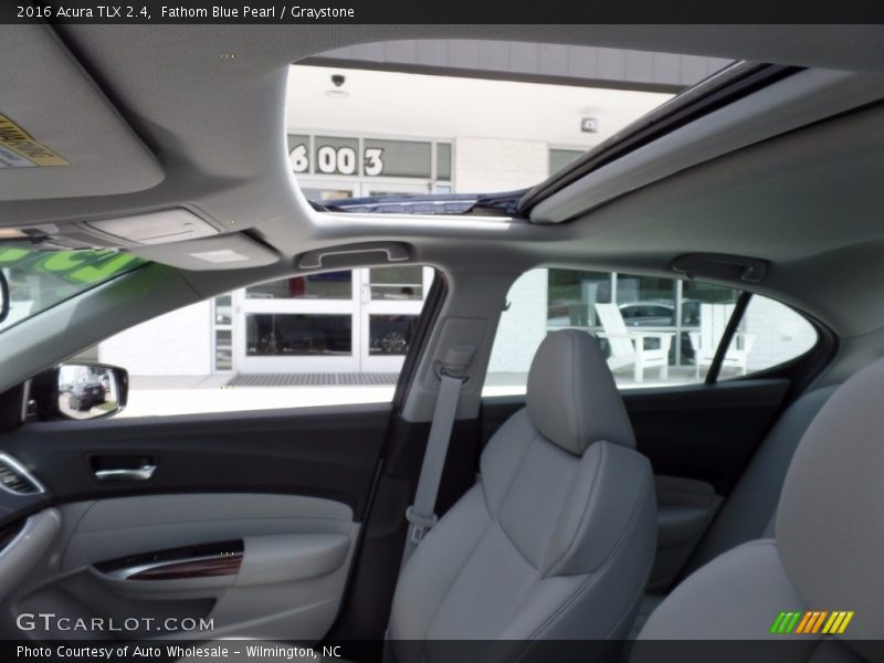 Fathom Blue Pearl / Graystone 2016 Acura TLX 2.4