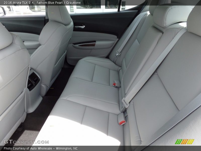 Fathom Blue Pearl / Graystone 2016 Acura TLX 2.4