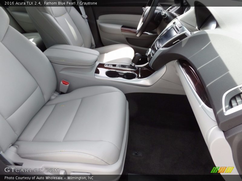 Fathom Blue Pearl / Graystone 2016 Acura TLX 2.4