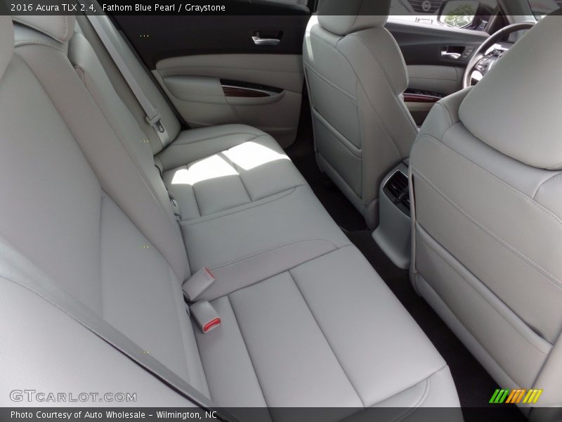 Fathom Blue Pearl / Graystone 2016 Acura TLX 2.4