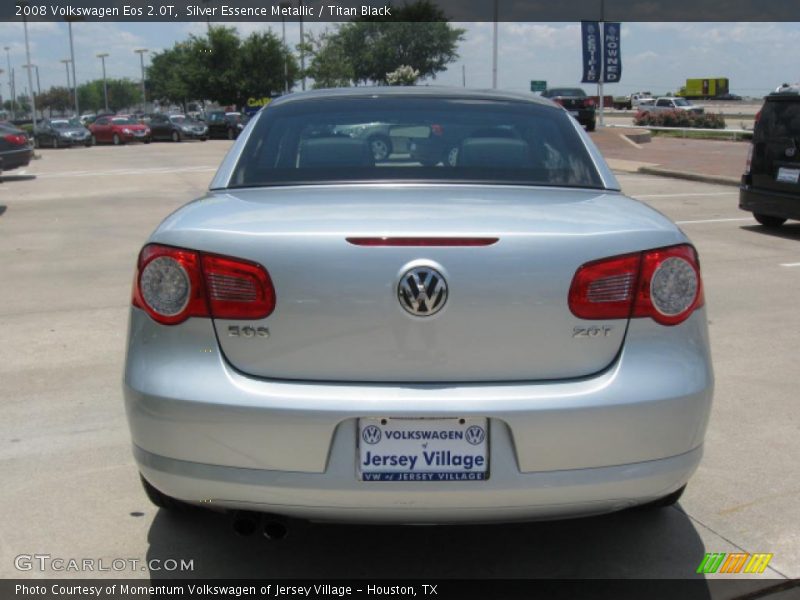 Silver Essence Metallic / Titan Black 2008 Volkswagen Eos 2.0T