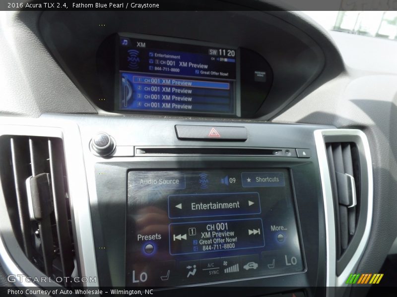 Fathom Blue Pearl / Graystone 2016 Acura TLX 2.4