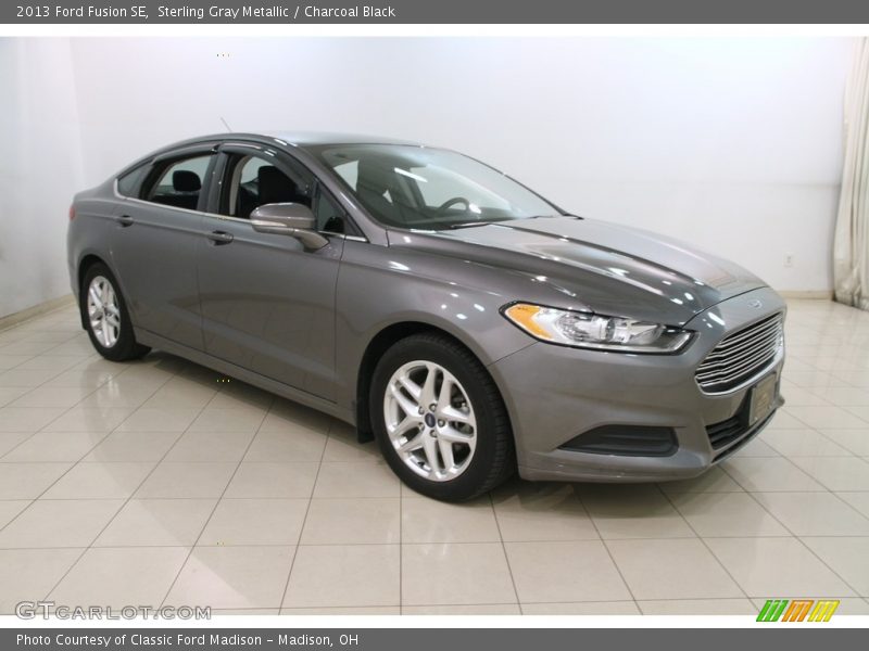 Sterling Gray Metallic / Charcoal Black 2013 Ford Fusion SE