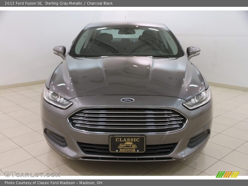 Sterling Gray Metallic / Charcoal Black 2013 Ford Fusion SE
