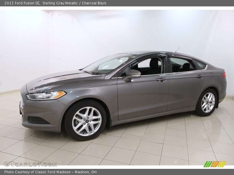 Sterling Gray Metallic / Charcoal Black 2013 Ford Fusion SE