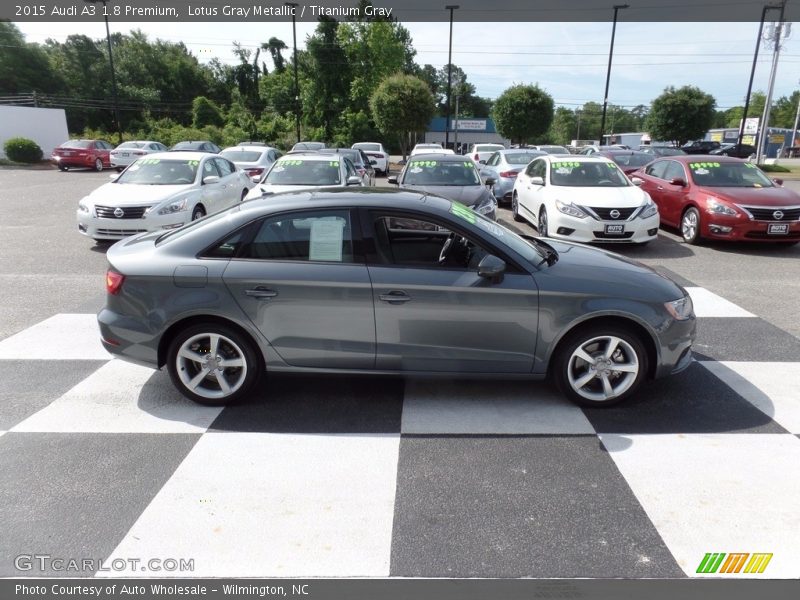 Lotus Gray Metallic / Titanium Gray 2015 Audi A3 1.8 Premium