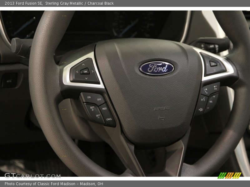 Sterling Gray Metallic / Charcoal Black 2013 Ford Fusion SE