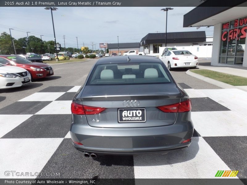Lotus Gray Metallic / Titanium Gray 2015 Audi A3 1.8 Premium